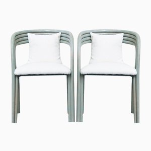 Vintage Dining Chairs attributed to Axel Enthoven for Rohé, 1970s, Set of 4