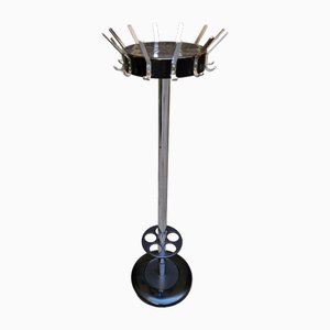 Portemanteau Noir par Roberto Lucchi & Paolo Orlandini pour Velca Legnano, 1970s