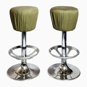 Tabourets de Bar Mid-Century, Italie, 1970s, Set de 2