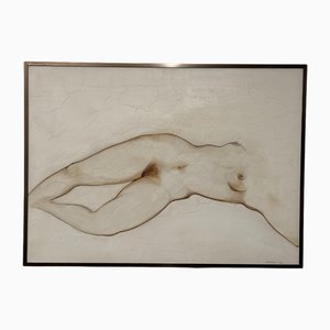 Reclining Nude, 1976, Oil on Panel