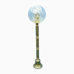 Stehlampe aus Messing & Glas von Leclair & Schäfer, 1960er
