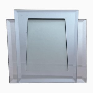 Soporte para fotos Art Déco de vidrio espejo, años 40
