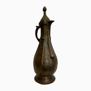 Antique Islamic Teapot in Brass Bukhara, 1900s