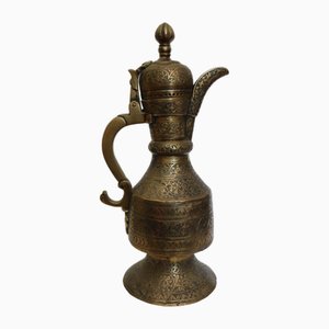 Antique Islamic Teapot in Brass Bukhara, 1900s