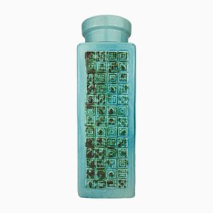 Vase Mid-Century Turquoise de Carstens Tönnjeshof, 1970s