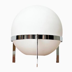 Mid-Century Space Age Model Luna Tripod Globe Table Lamp by Alfred Hablützel and Bernhard Luginbühl for Swisslamps International, 1960s