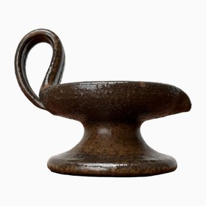 Portacandele da studio Mid-Century in ceramica di Rudi Stahl, Germania, anni '60