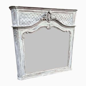 Large Antique French Mirror, 19th Century