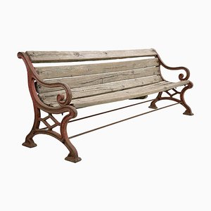Banc de Jardin en Fonte et Bois
