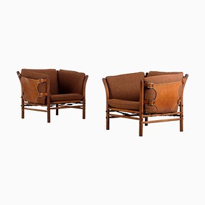 Sessel Modell Ilona von Arne Norell, 1970er, 2er Set