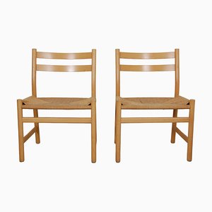 Set of CH47 Chairs by Hans Wegner, 1970s