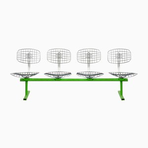 Banc Beaubourg avec Quatre Sièges par Michel Cadestin, 1970s