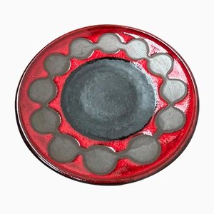 Mid-Century West German Pottery WGP Wall Plate from Dümler & Breiden, 1960s