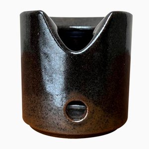 Vintage Postmodern German Studio Pottery Candle Holder by Renate and Hans Heckmann, 1980s