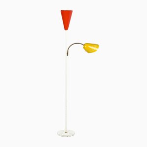 Italienische Vintage Stehlampe aus lackiertem Metall, 1960er