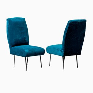Gigi Radice zugeschriebene Armlehnstühle für Minotti, 1950er, 2er Set