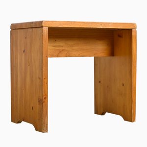 Tabouret Méribel Vintage en Pin, France, 1970