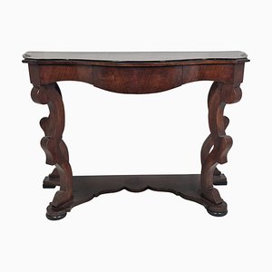 Louis Philippe Style Wooden Console Table