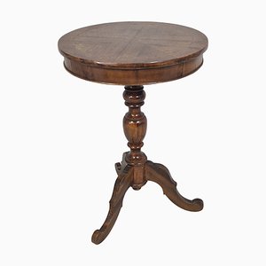 Round Wooden Coffee Table, 1920s