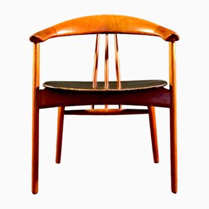 Vintage Teak Office Chair by Arne Hovmand Olsen, 1960s