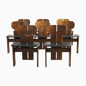 Africa Chairs by Tobia and Afra Scarpa for Maxalto, 1975, Set of 8