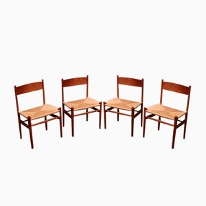 Sedie da pranzo di Hans Wegner per Carl Hansen & Son, Danimarca, anni '60, set di 4