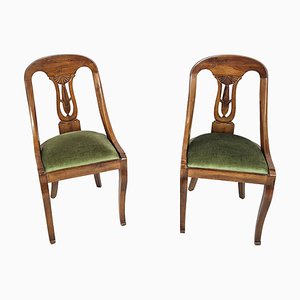 Gondola Stühle aus Nussholz, 1950er, 2er Set