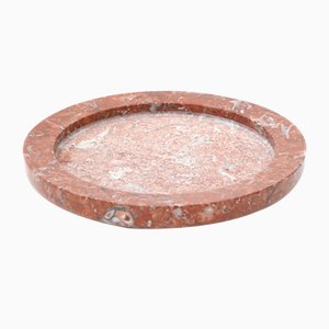 Red Marble Centerpiece by Pier Alessandro Giusti and Egidio Di Rosa for Up & Up, 1970s
