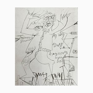 Leszek Rózga, El que baila, Aguafuerte sobre papel, 2005