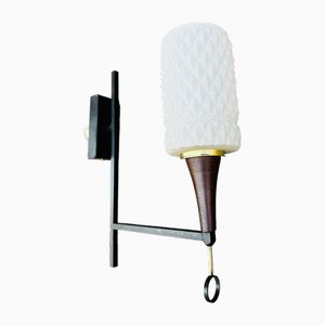 Glass Wall Light, 1960s