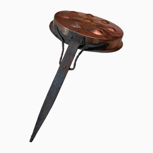 Sartén grande de cobre para caracoles