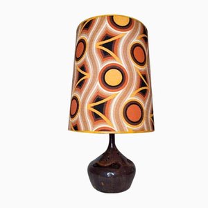 Lampe et Abat-jour en Grès, 1970s