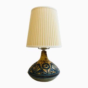 Mid-Century Danish Ceramic Table Lamp by Arne Finne Nielsen for Søholm Ceramic, 1960s