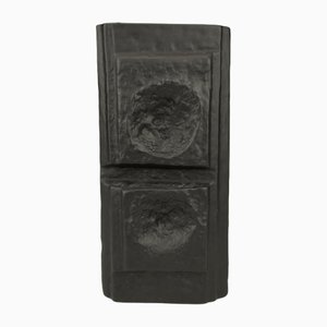 Vaso Noir 2987 in porcellana di Martin Feyer per Rosenthal, anni '70