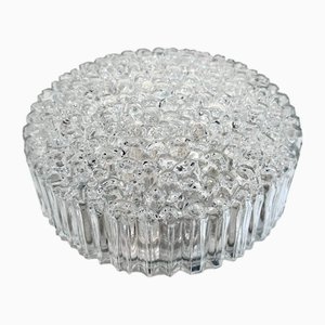Glass Bubble Texture Wall or Ceiling Lamp by Helena Tynell for Bega Limburg, Germany, 1960s
