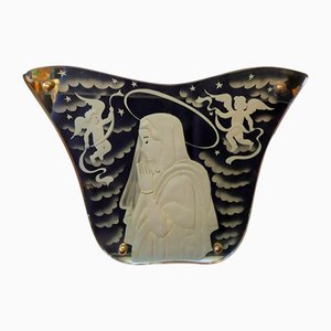 Mirror attributed to Luigi Brusotti for Fontana Arte, 1940s