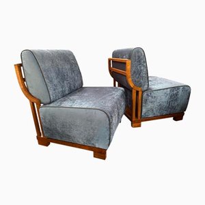 Poltrone Art-Deco, anni '30, set di 2