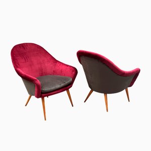 Set of Vintage Armchairs, 1960s