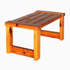 Minimalist Stool in Oregon Pine in the style of Sven Larsson and Roland Wilhelmsson, Sweden, 1960s