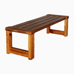 Swedish Bench in Oregon Pine in the style of Sven Larsson and Roland Wilhelmsson, 1960s