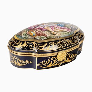 Napoleon III Paris Porcelain Box by Frogier