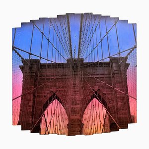 Hugo Garcia-Urrutia, I Am Back in the NYC Groove, Mixed Media Photograph on Wood, 2023