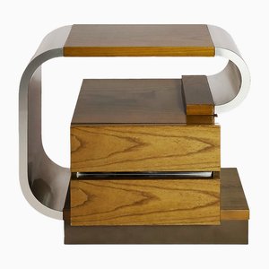 Mid-Century Nachttisch, 1970er