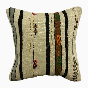 Anatolian Stripe Wool Cushion Cover