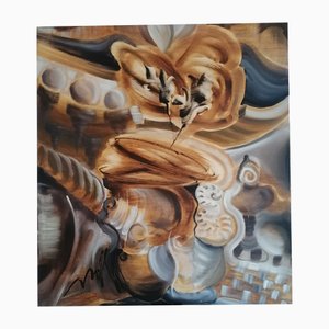 Stefano Mazzolini, Ammpool, 1999, Öl auf Holz