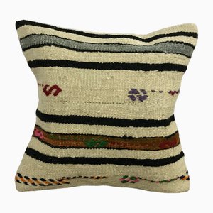 Stripe Anatolian Oushak Cushion, 1950s
