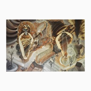Stefano Mazzolini, Vasdal, 1995, Oil on Wood