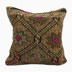 Geometrischer Vintage Kissenbezug, 1960er