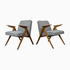 Set of Mid-Century Bunny Armchairs, 1970s