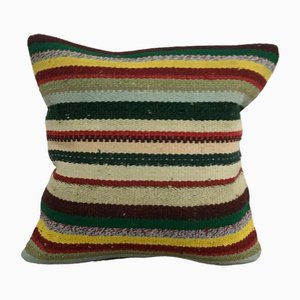 Stripe Wool Cushion Cover, 1950s